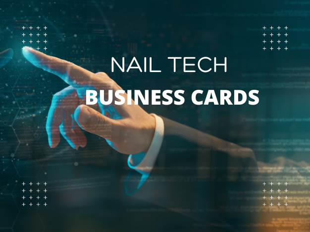 nail tech business cards